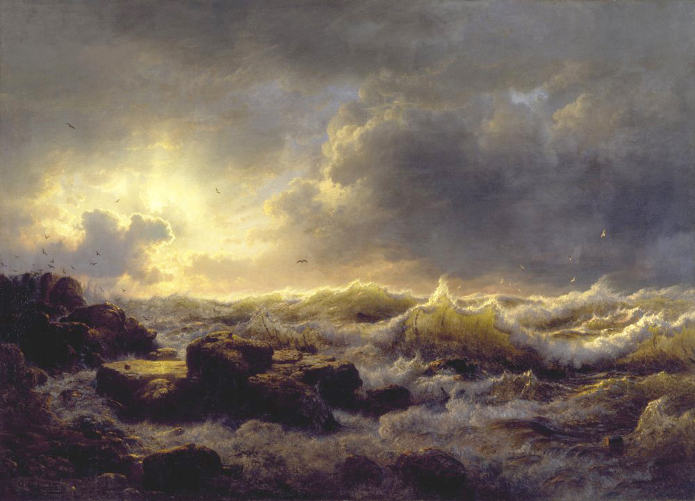 clearing up coast of sicily
